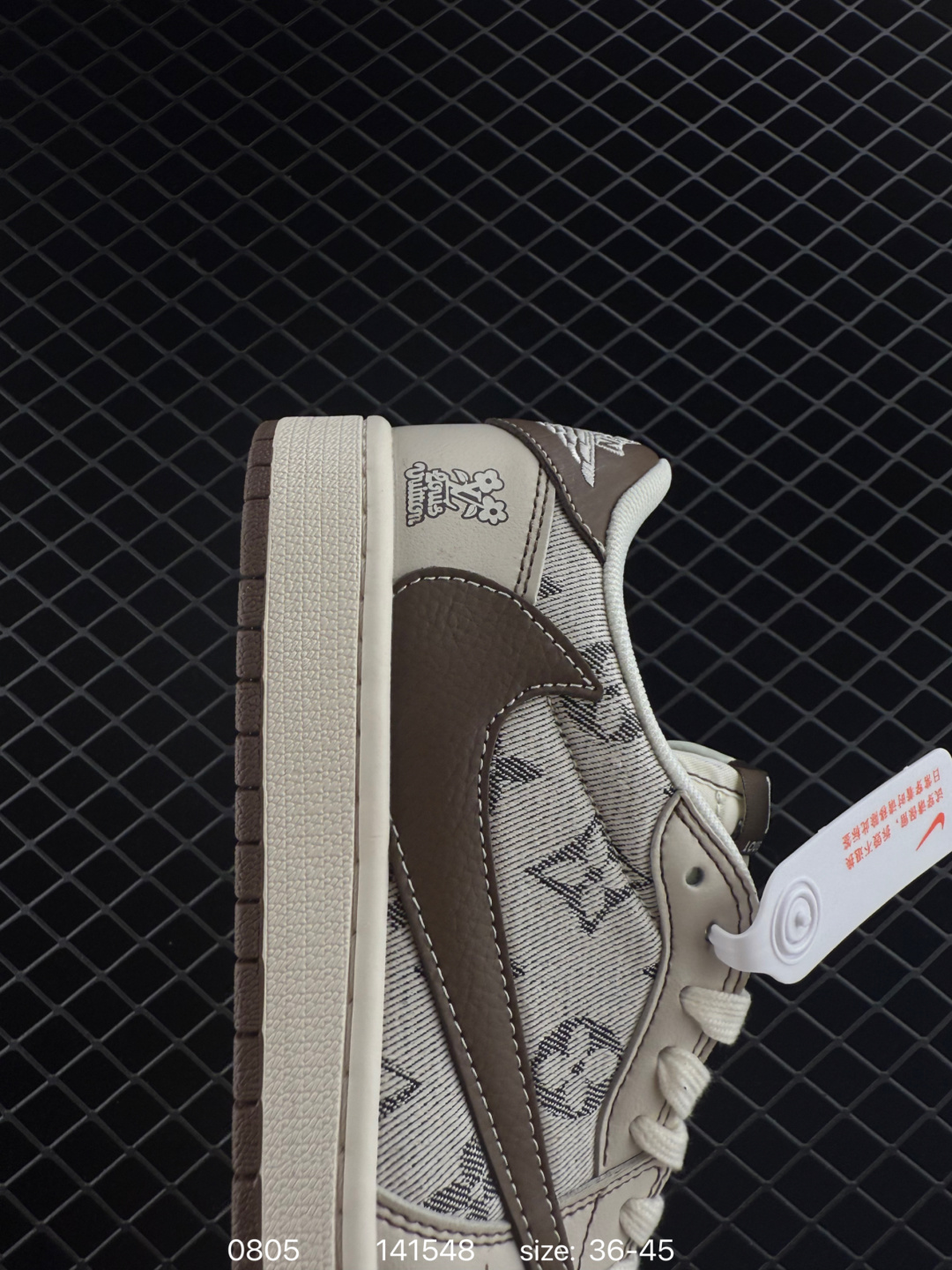 Fragment x Travis Scott x LV Air Jordan 1 Low